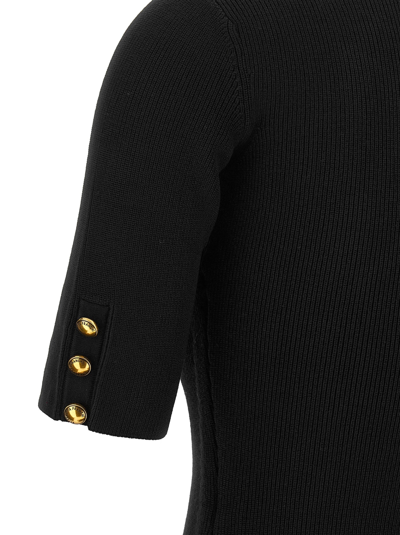 [ELISABETTA FRANCHI] Short sleeve dress FW26 AM04S66E2110