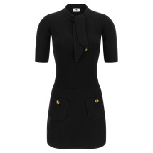 [ELISABETTA FRANCHI] Short sleeve dress FW26 AM04S66E2110