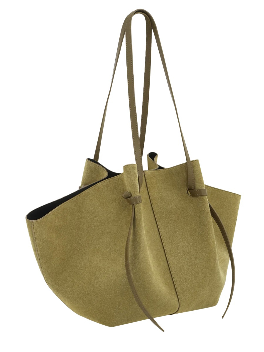 [YUZEFI] Shoulder bag FW26 LARGE-MOCHI-SUEDE_FENNEL