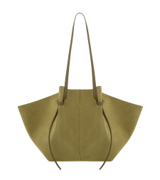 [YUZEFI] Shoulder bag FW26 LARGE-MOCHI-SUEDE_FENNEL