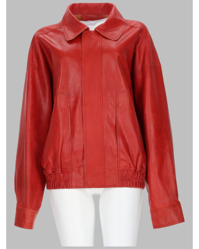 [Alysi] Leather Jacket FW26 266901_A6042RST