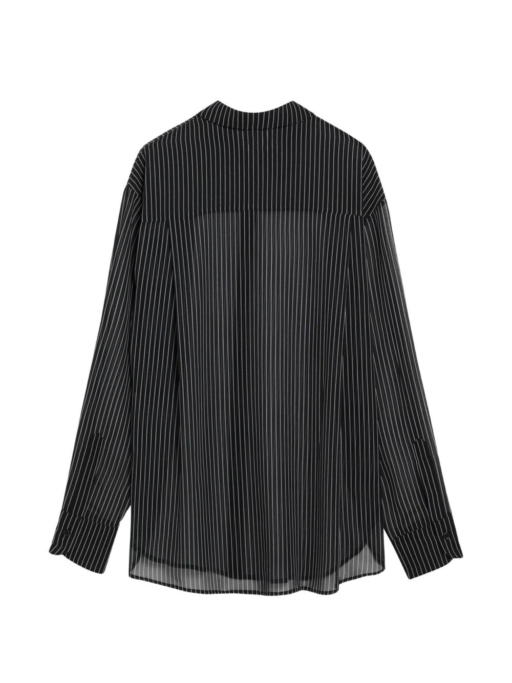 [THE FRANKIE SHOP] Shirts Long Sleeve FW26 CHFS21094811BLACK/WHITESTRIPE