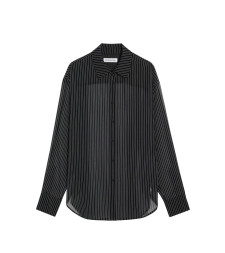 [THE FRANKIE SHOP] Shirts Long Sleeve FW26 CHFS21094811BLACK/WHITESTRIPE