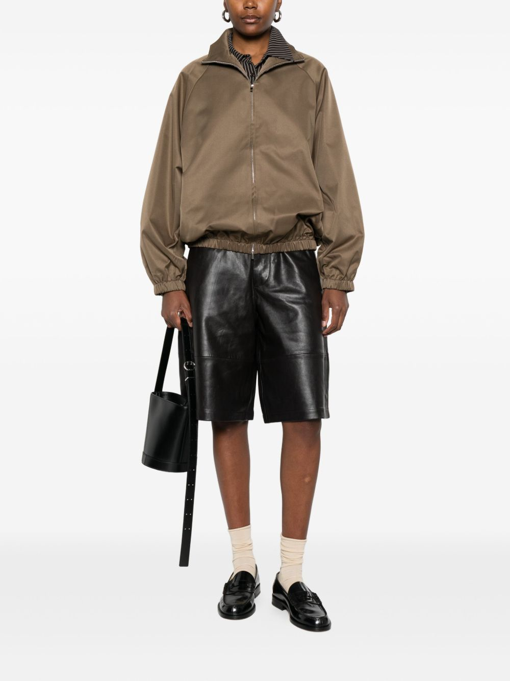 [THE FRANKIE SHOP] Shorts FW26 SHFS21089201DARKBROWN