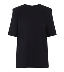 [THE FRANKIE SHOP] T-shirts Short Sleeve FW26 TSFS21180100BLACK