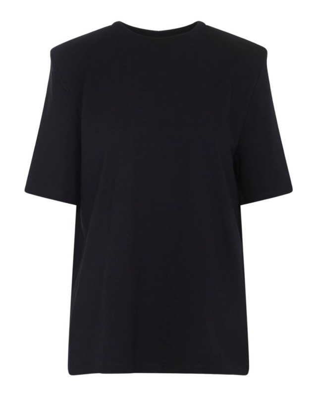 [THE FRANKIE SHOP] T-shirts Short Sleeve FW26 TSFS21180100BLACK