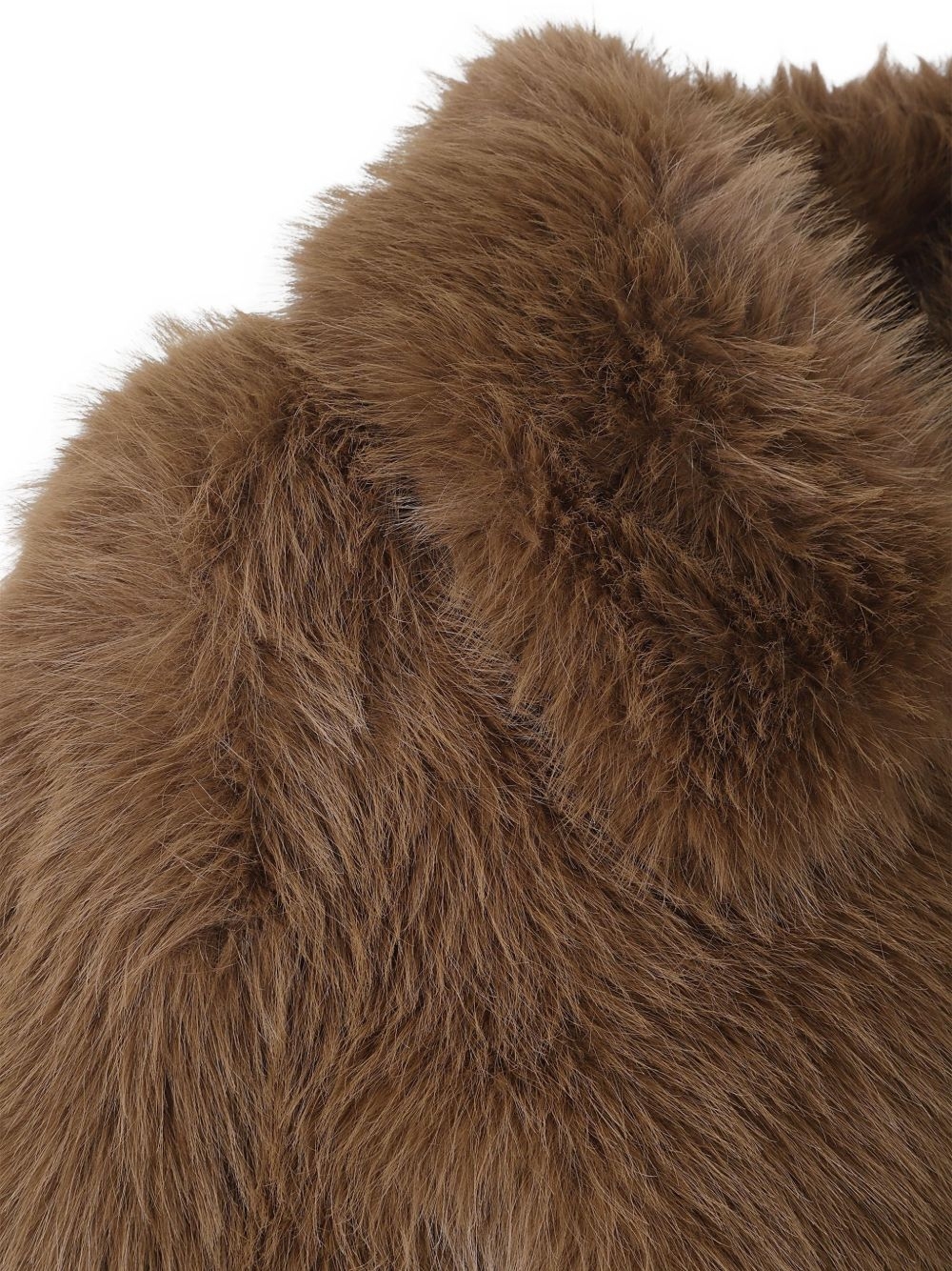 [THE FRANKIE SHOP] Fur Jacket FW26 JAFS041342110CAMEL