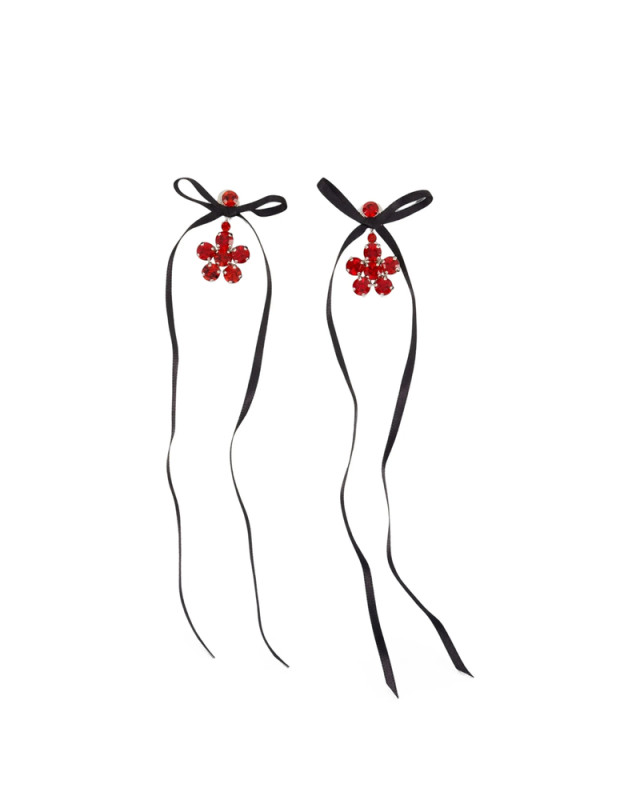 [Simone Rocha] Earring FW26 ERG611B 0907 REDBK