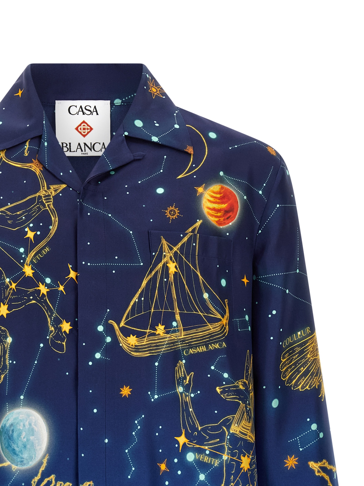 [Casablanca] Shirts Long Sleeve FW26 MPF26SH00603ASTROLOGY