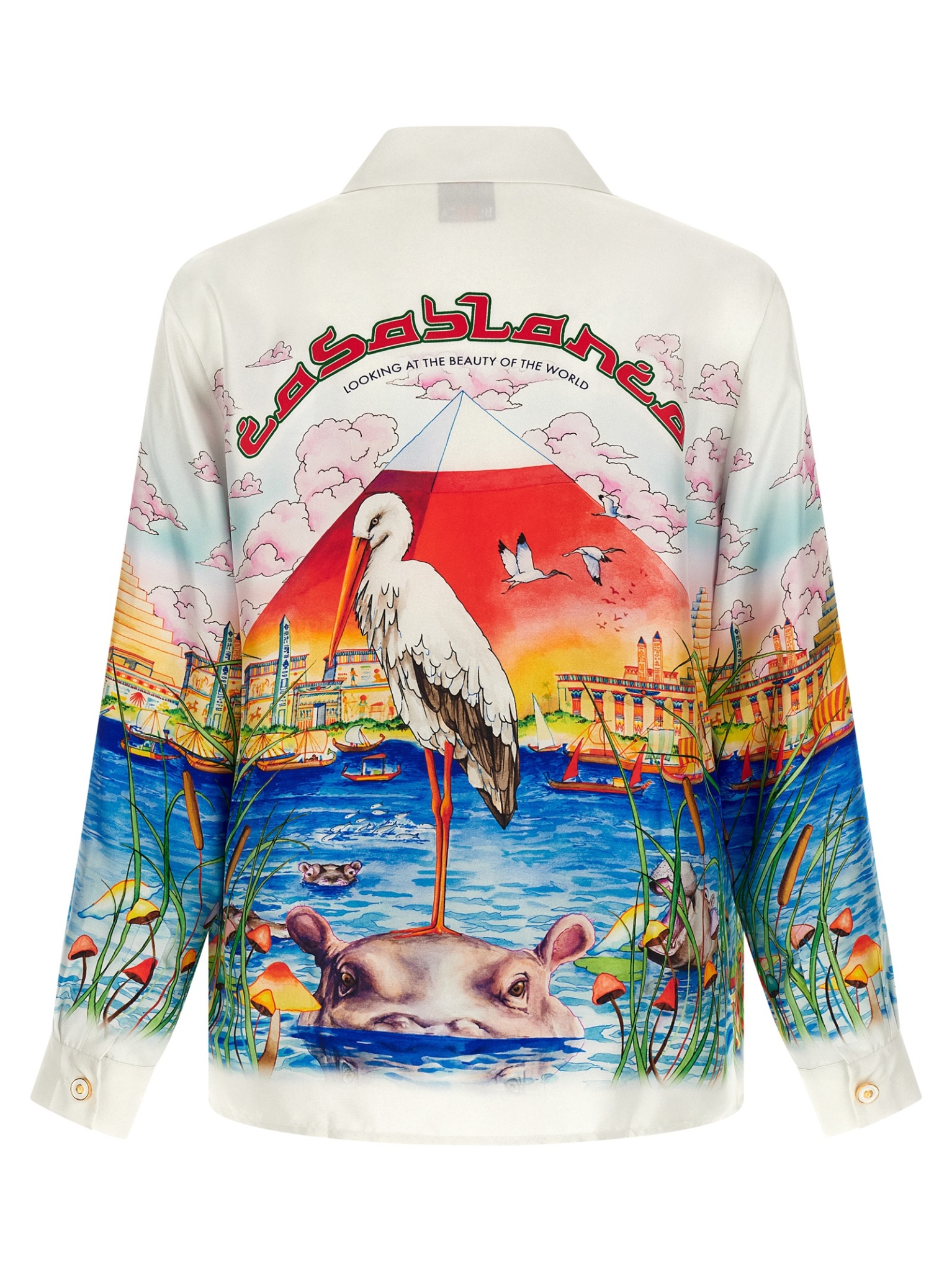 [Casablanca] Shirts Long Sleeve FW26 MPF26SH00602EGYPTASITWAS