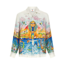 [Casablanca] Shirts Long Sleeve FW26 MPF26SH00602EGYPTASITWAS