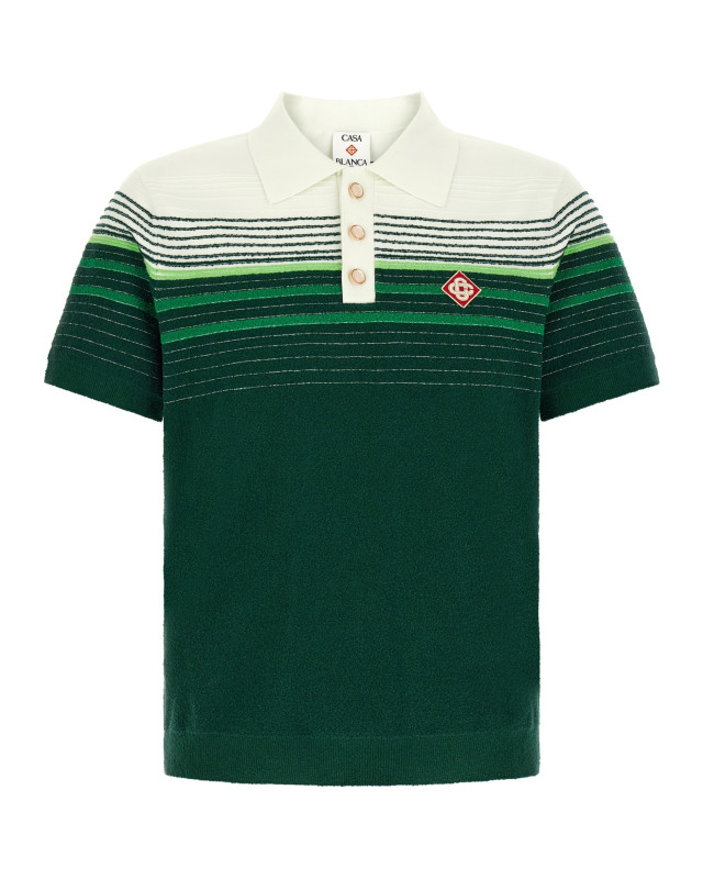 [Casablanca] T-shirts Short Sleeve FW26 MPF26KW142201WHITEGREEN