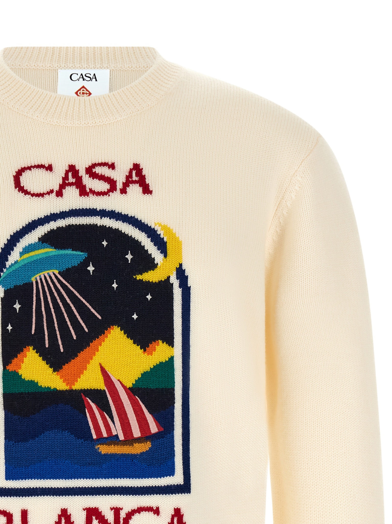 [Casablanca] Knitwear FW26 MPF26KW143101ABDUCTION