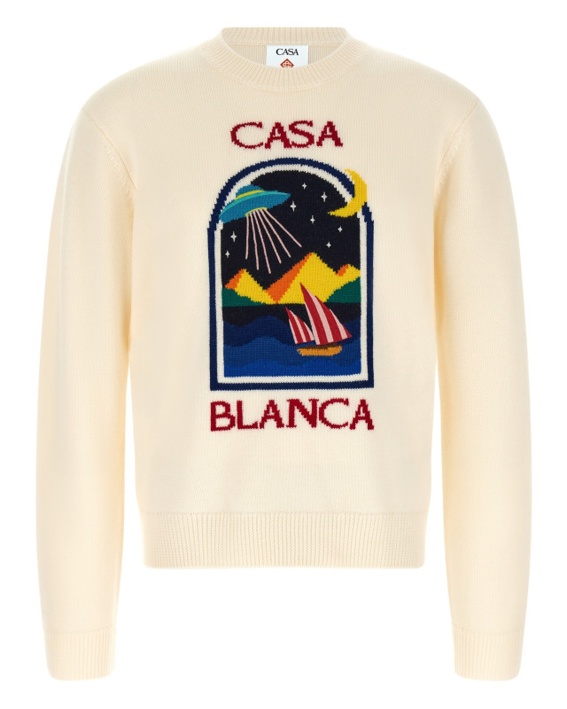 [Casablanca] Knitwear FW26 MPF26KW143101ABDUCTION