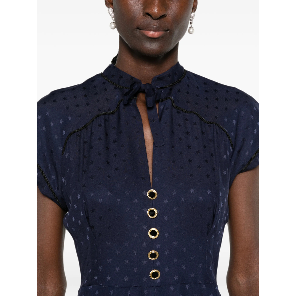 [Alessandra Rich] Short sleeve dress FW26 FABX4432 F4853 1844