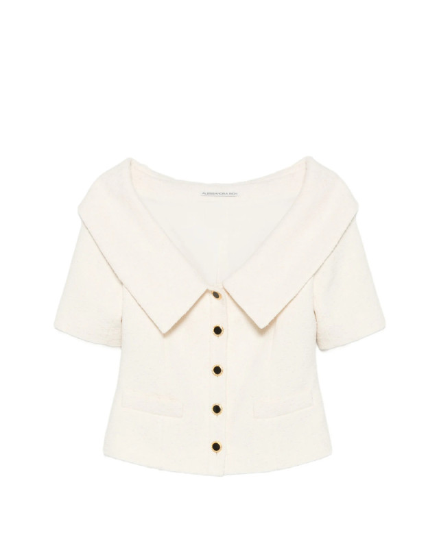 [Alessandra Rich] Tweed jacket FW26 FABX4479 F4801 1622