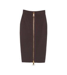 [ELISABETTA FRANCHI] Midi skirt FW26 GK28B66E2  EV9