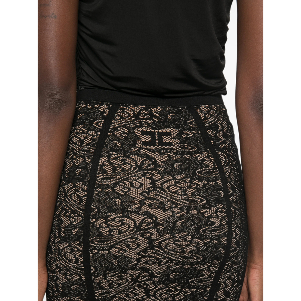 [ELISABETTA FRANCHI] Long skirt FW26 GK12Q66E2  FR9