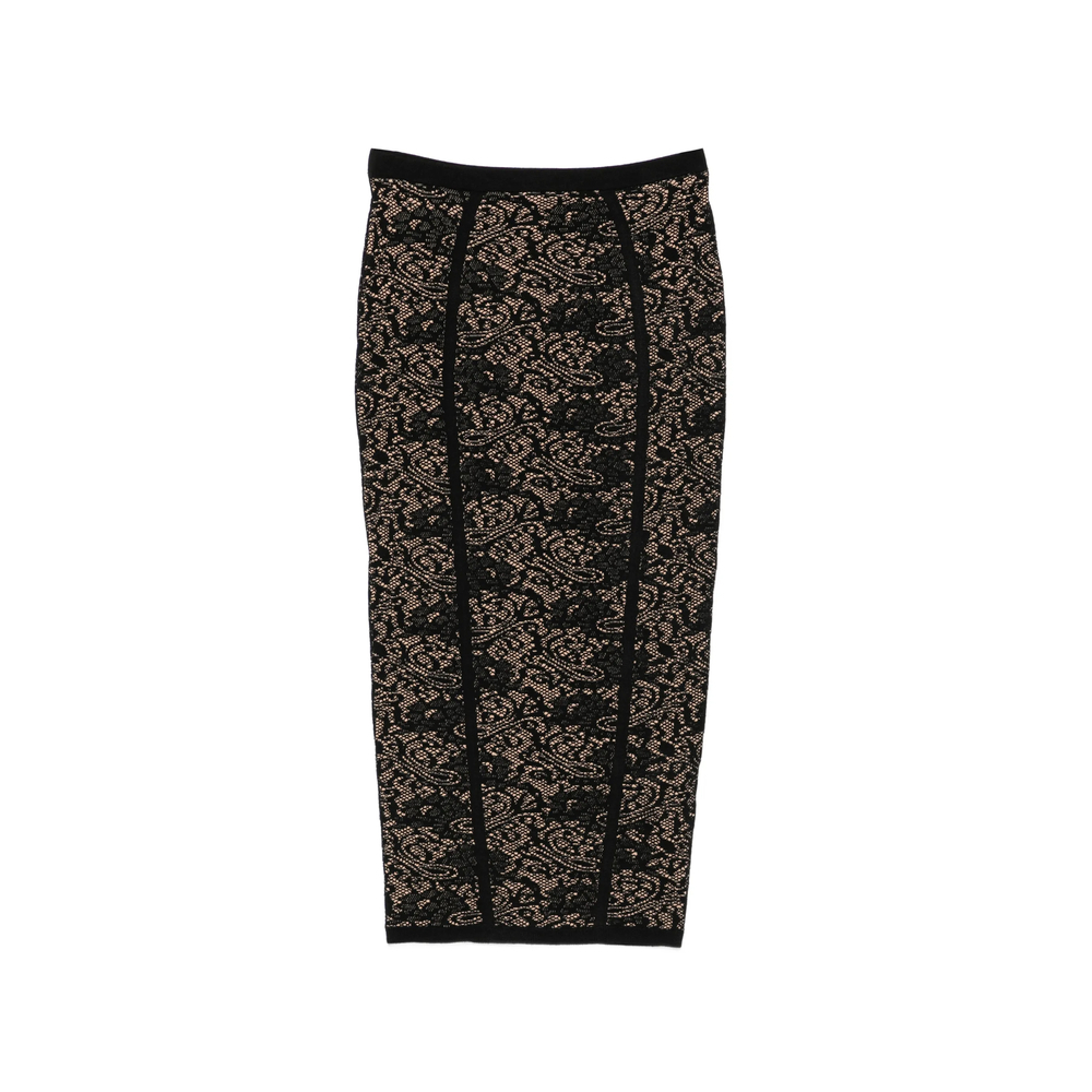 [ELISABETTA FRANCHI] Long skirt FW26 GK12Q66E2  FR9