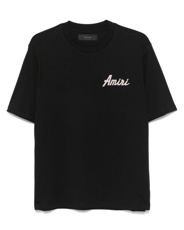 [Amiri] T-shirts Short Sleeve FW26 AMJYTE1146  BLACK