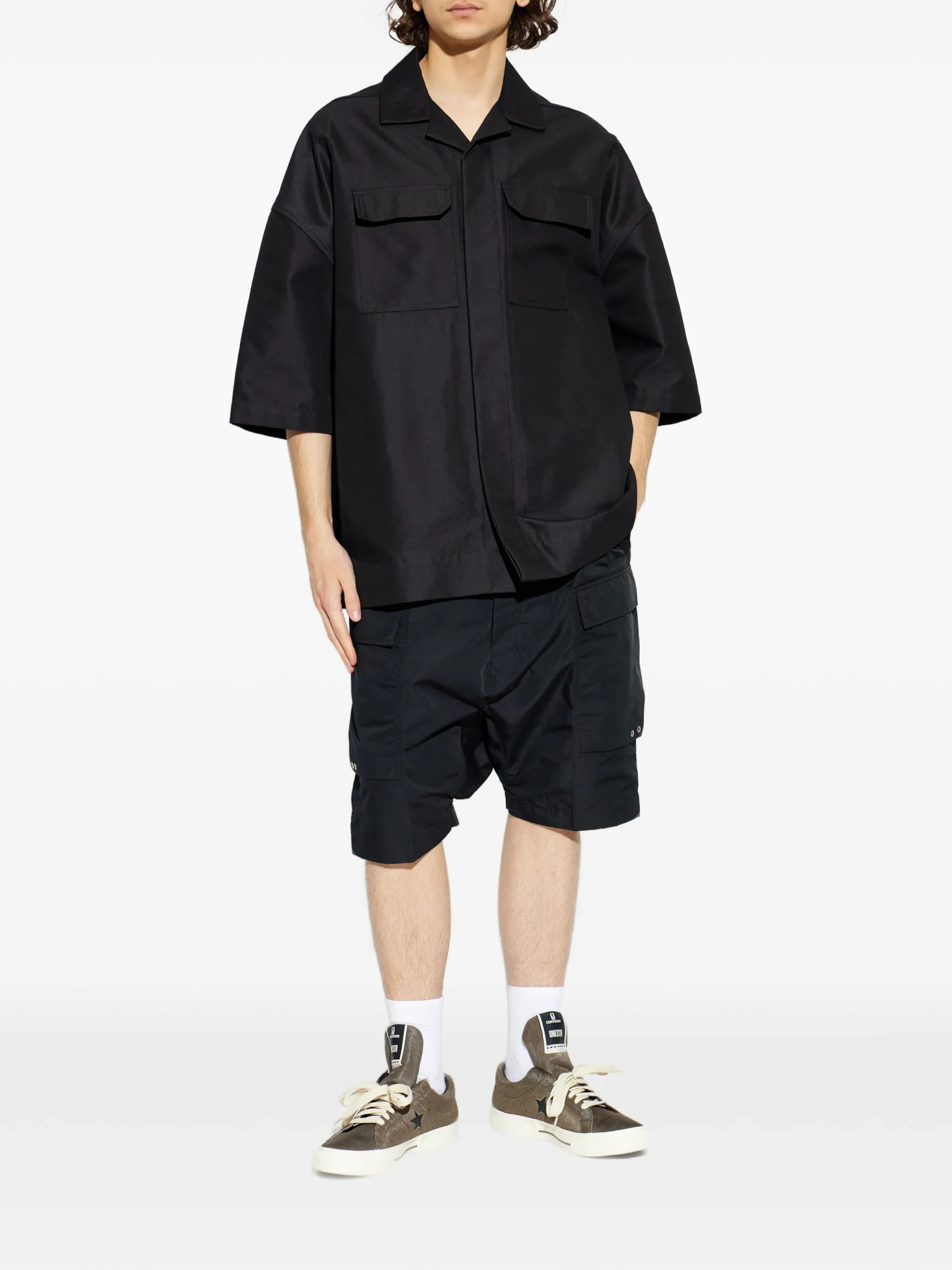 [Rick Owens] Shirts Short Sleeve SS26 RU01F2746CDU09