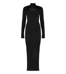 [SELF PORTRAIT] Long sleeve dress SS25 SS25CK005XB_BLACK