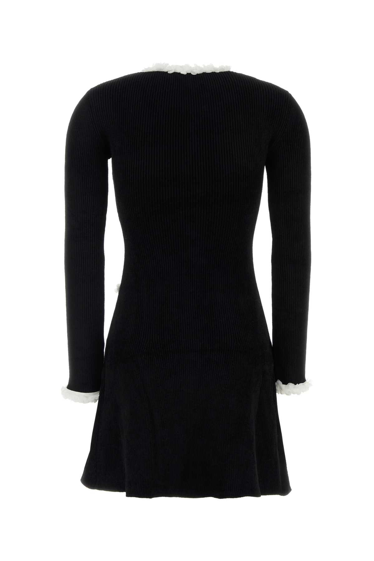 [SELF PORTRAIT] Long sleeve dress FW26 AW26099SB BLACK