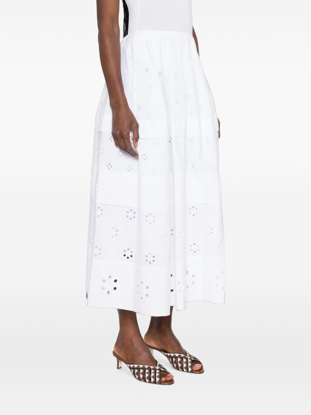 [Celine] Midi skirt FW26 RJ0DD4K5001BC