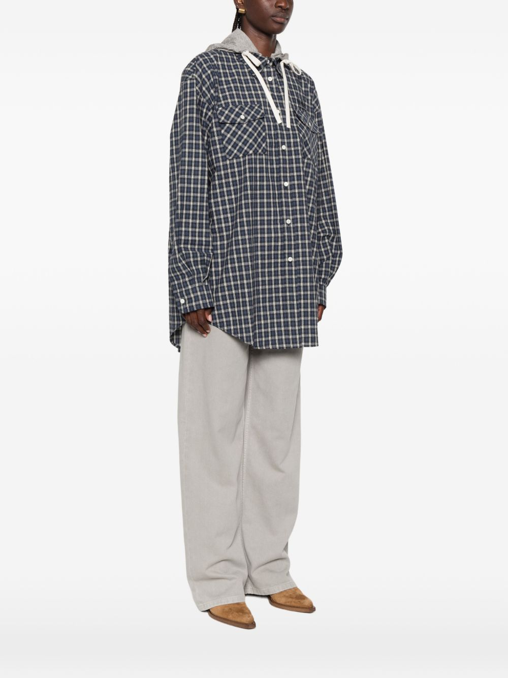 [Miu Miu] Shirts Long Sleeve FW26 MK20516210F022X