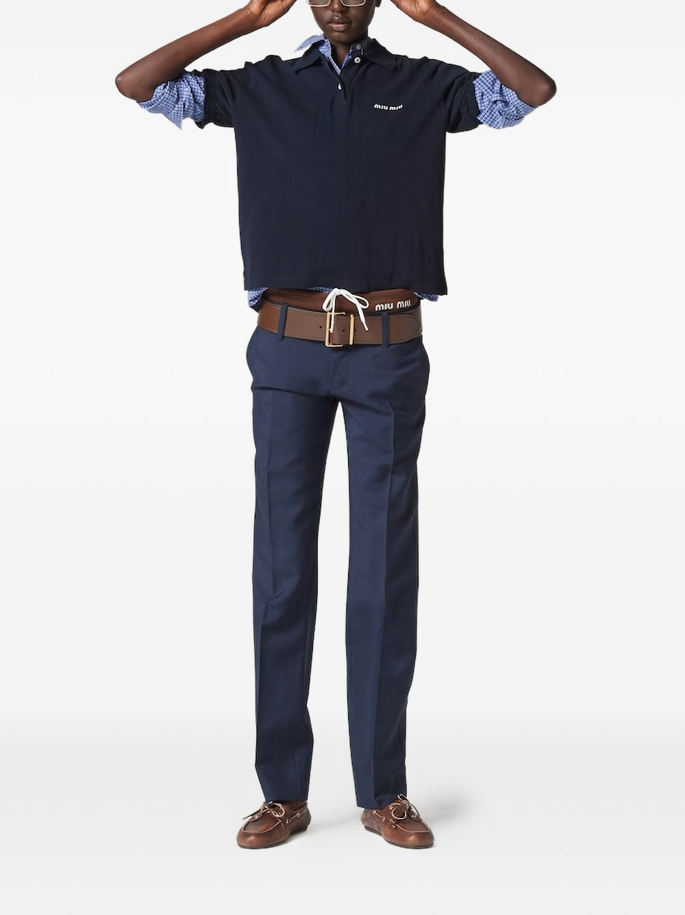 [Miu Miu] Shirts Long Sleeve FW26 MK1842142KF0013