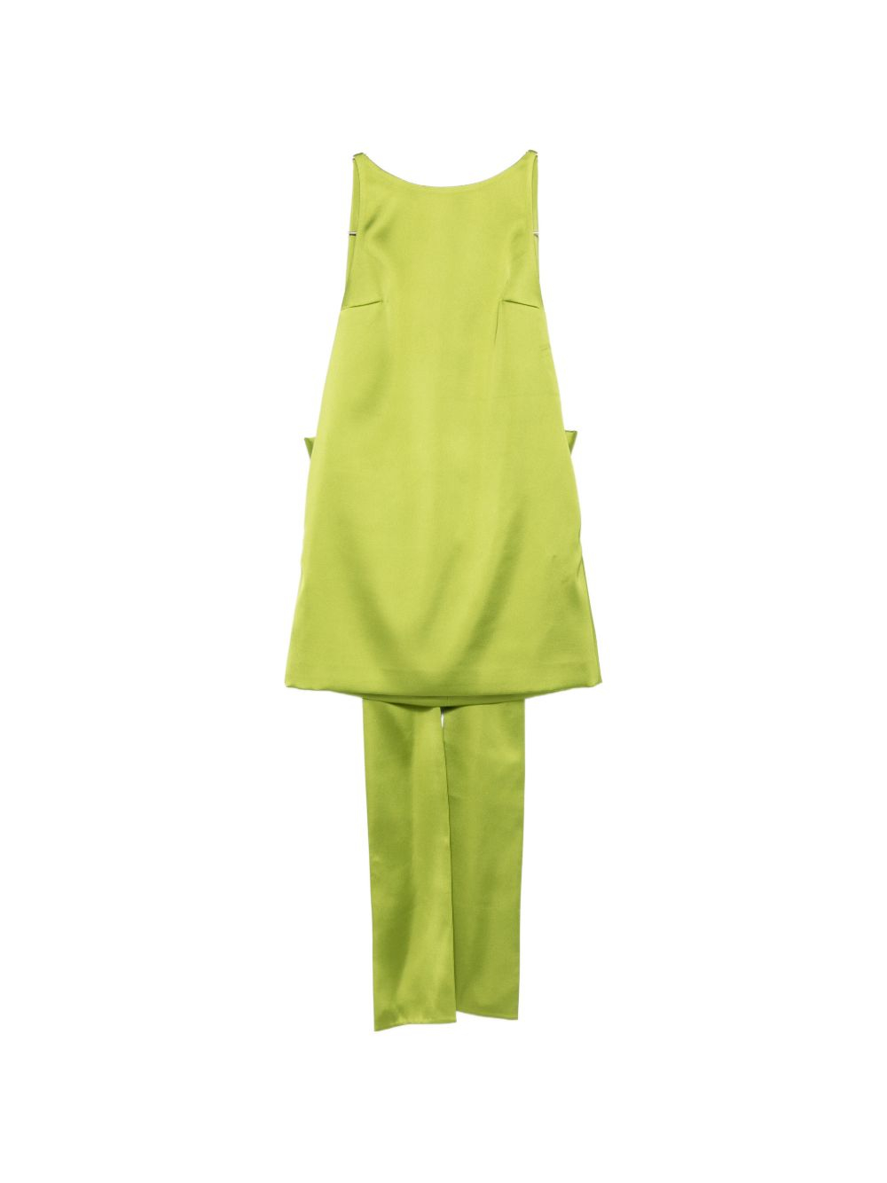 [Self - portrait] Sleeveless dress FW26 AW26-008S-GGREEN