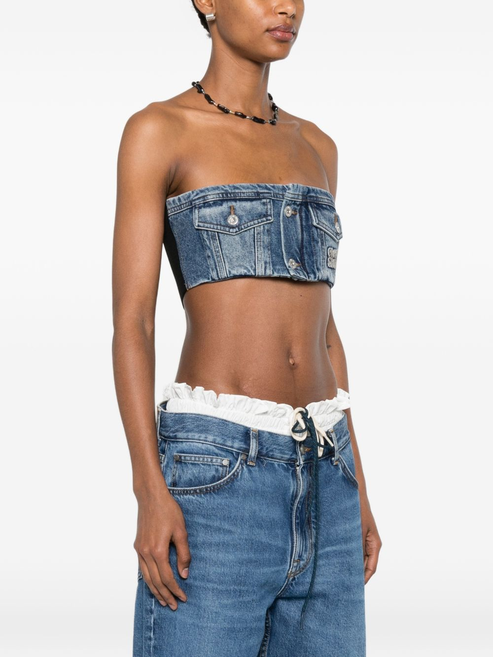 [Miu Miu] T-shirts Sleeveless FW26 GWT071197UF0008