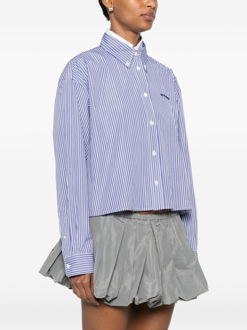 [Miu Miu] Shirts Long Sleeve FW26 MK2047195DF098Z