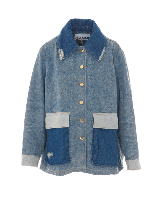 [GANNI] Denim Jacket SS26 A1010179567