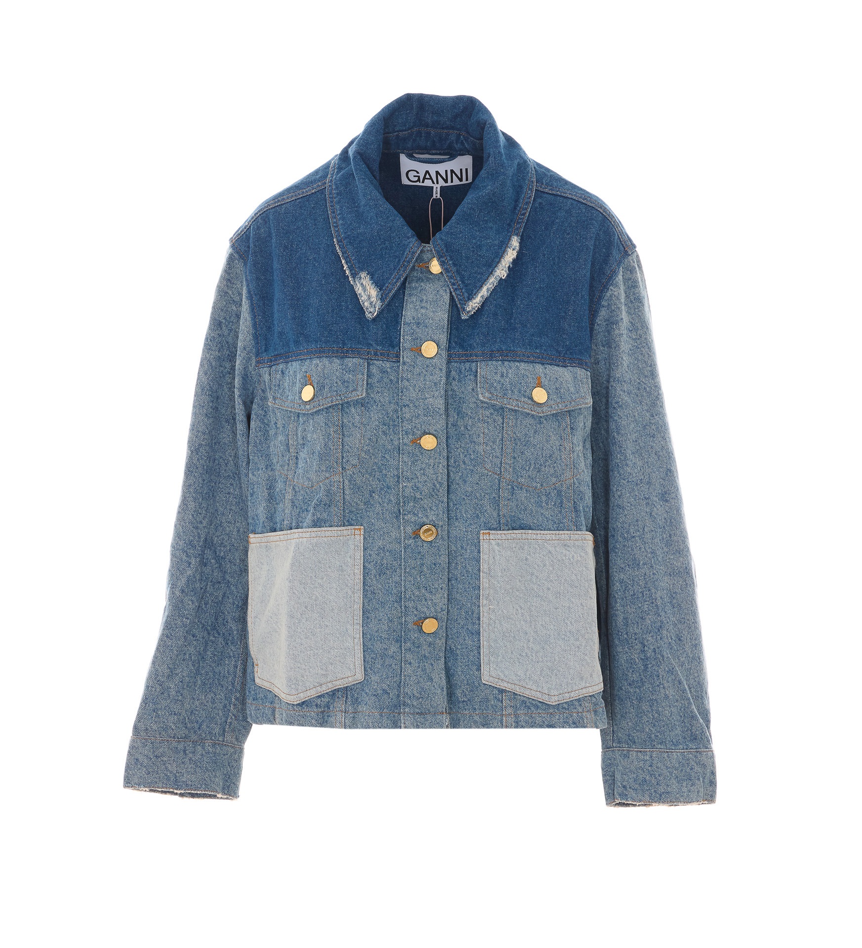 [GANNI] Denim Jacket SS26 A1010180567