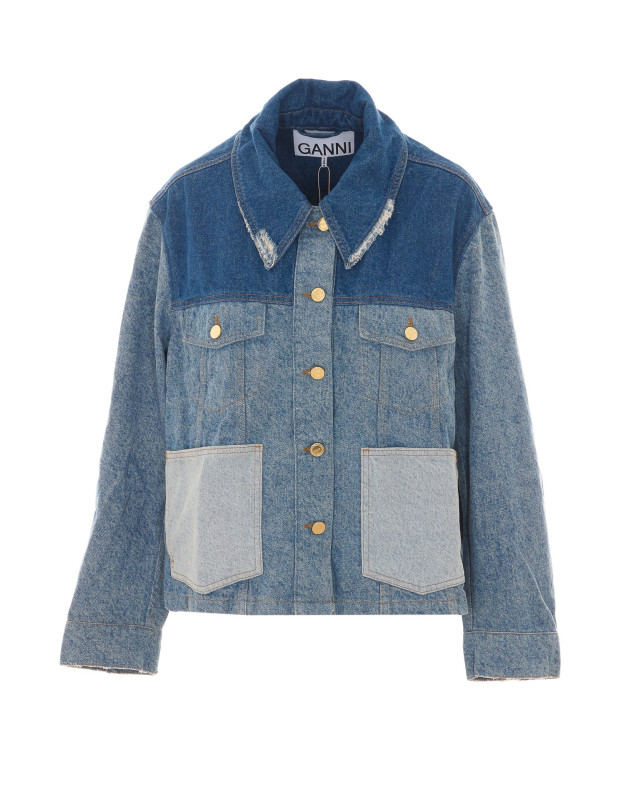 [GANNI] Denim Jacket SS26 A1010180567