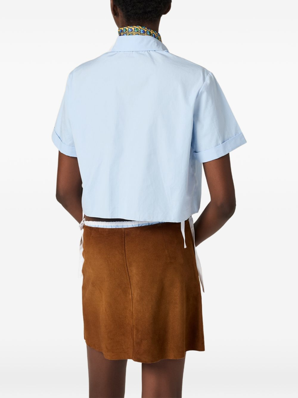[Miu Miu] Shirts Short Sleeve FW26 MK204510RGF0013