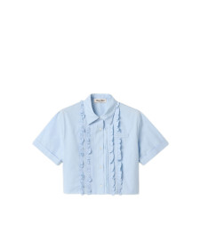 [Miu Miu] Shirts Short Sleeve FW26 MK204510RGF0013