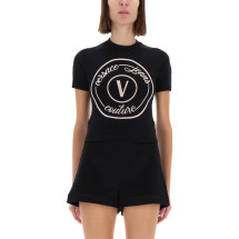 [VERSACE JEANS COUTURE] T-shirts Short Sleeve FW25 79HAHE04_CJ02E899