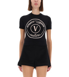 [VERSACE JEANS COUTURE] T-shirts Short Sleeve FW25 79HAHE04_CJ02E899