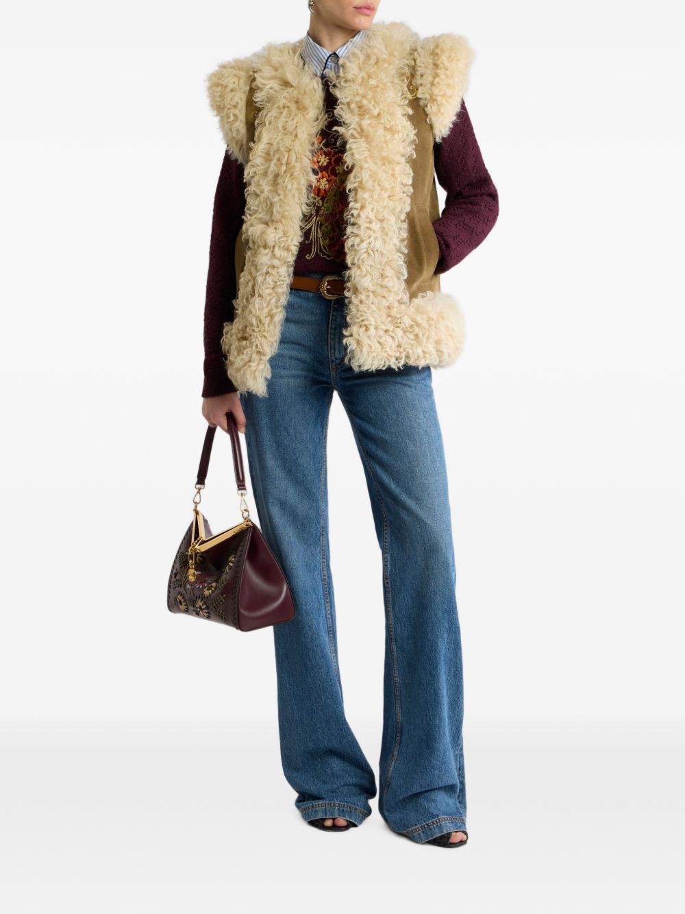 [Etro] Leather Jacket FW26 WROG0007AR11QM0428