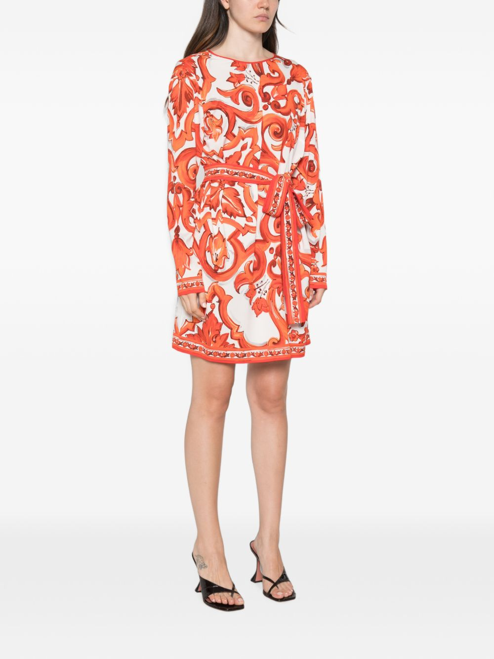 [Dolce & Gabbana] Long sleeve dress FW26 F6TVCTGDDRJS9000