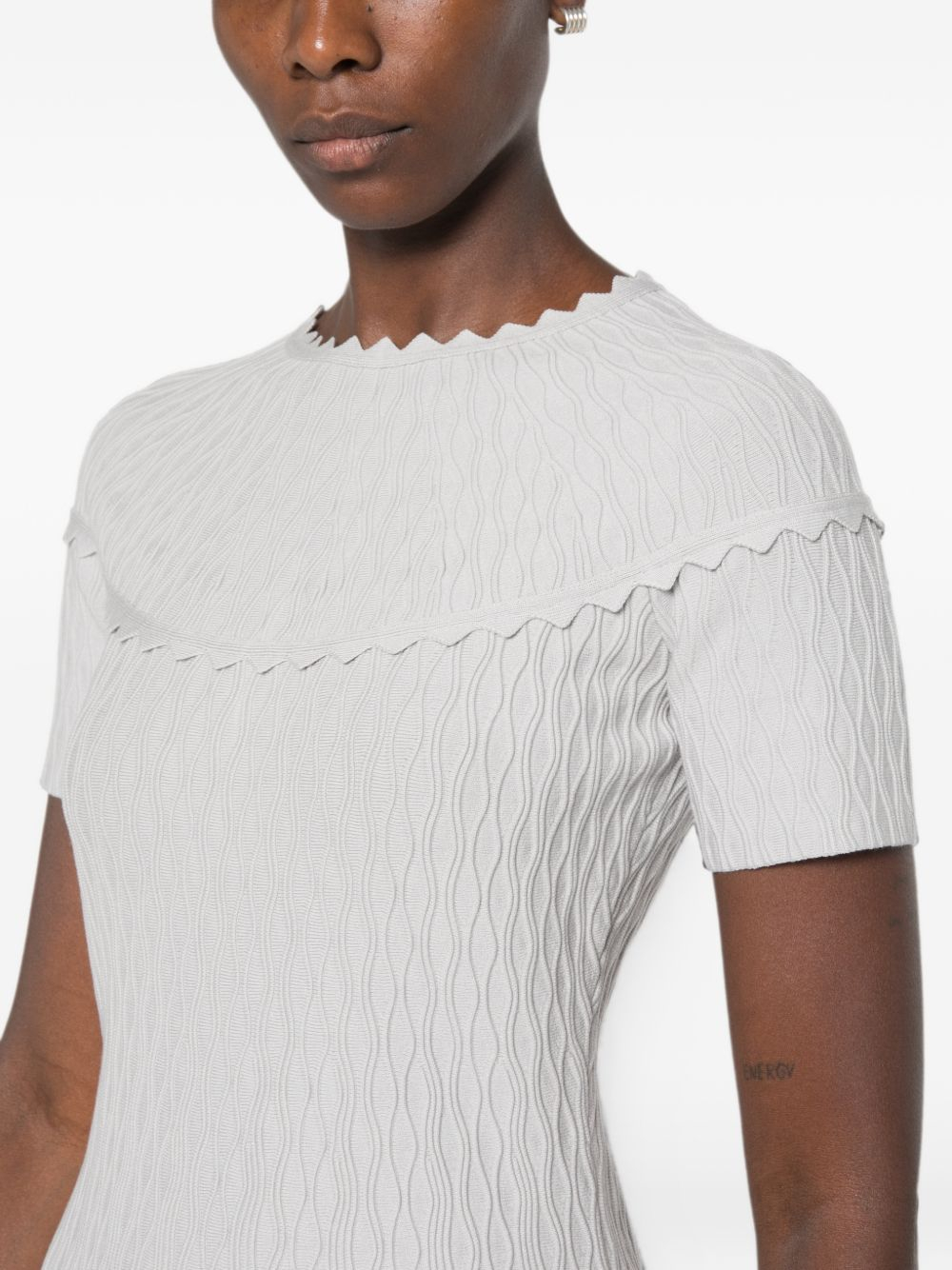 [Emporio Armani] Short sleeve dress FW26 EW003925AF26938U8004