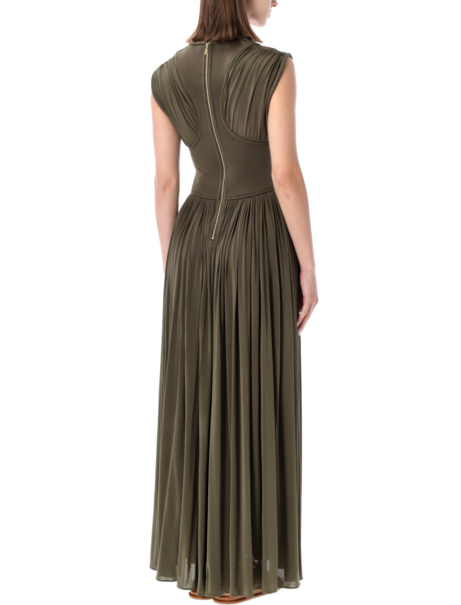 [Zimmermann] Sleeveless dress SS26 5119DS261OLV