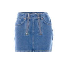 [MARINE SERRE] Mini skirt SS26 WSK135ACDEN0002BL05