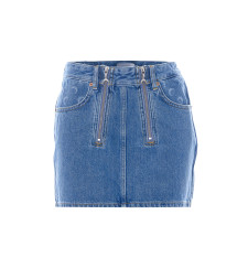 [MARINE SERRE] Mini skirt SS26 WSK135ACDEN0002BL05