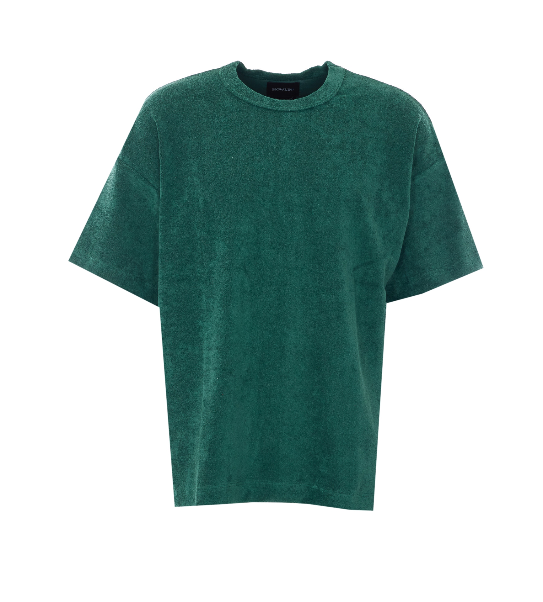 [Howlin] T-shirts Short Sleeve SS26 FONS BOXY FITDESERT GREEN