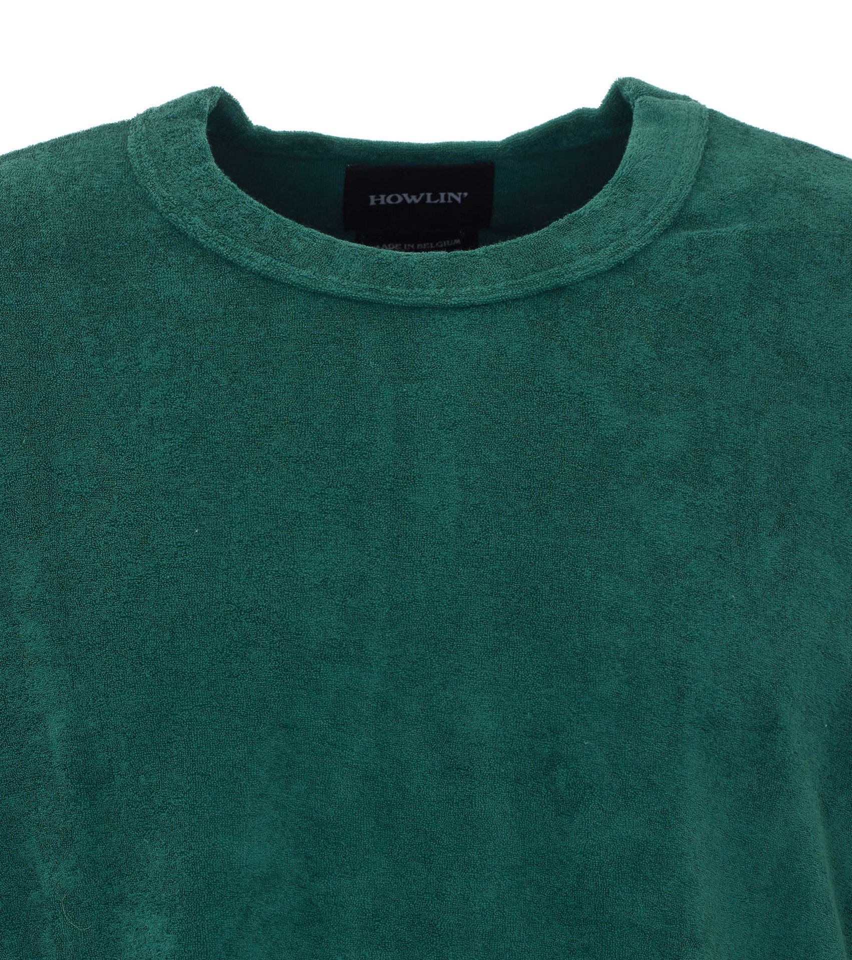 [Howlin] T-shirts Short Sleeve SS26 FONS BOXY FITDESERT GREEN
