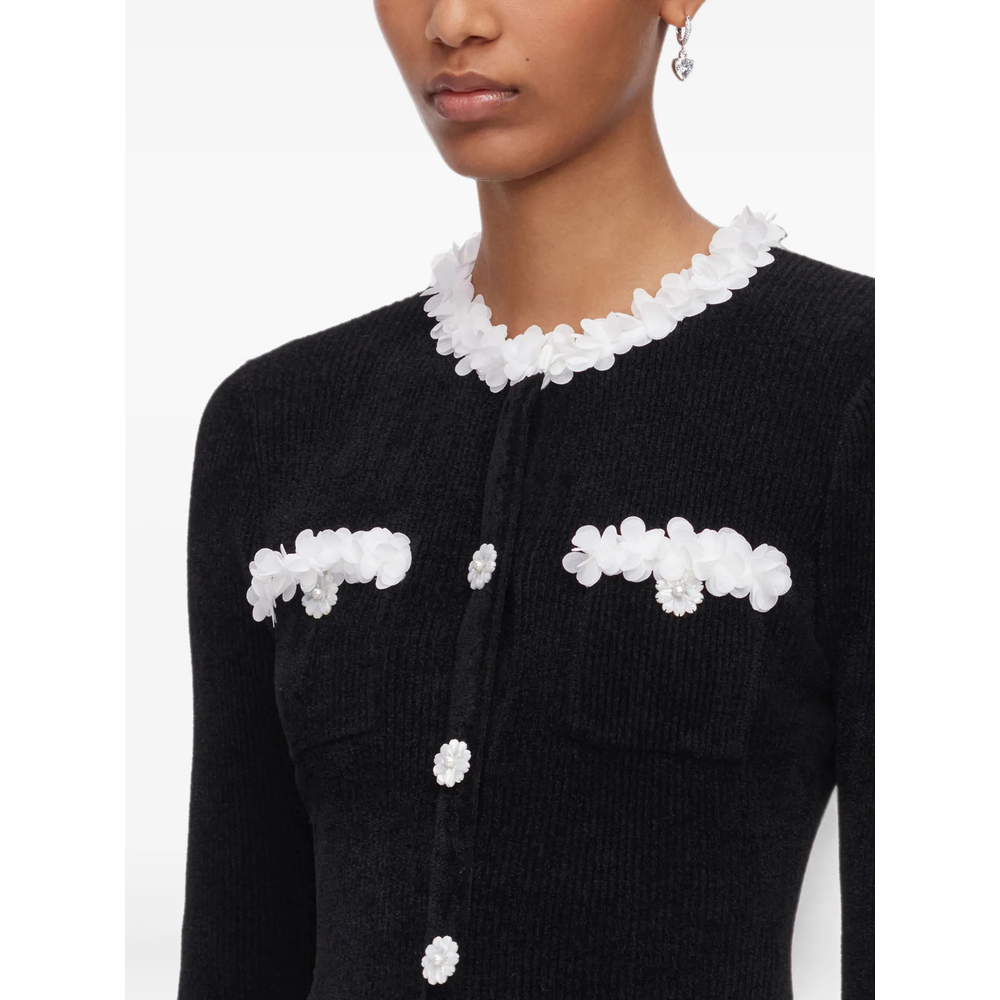 [Self-portrait] Long sleeve dress FW26 AW26-099S-B  BLACK