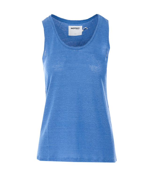 [NOT SHY] Tank top SS26 NF8G000LIP000BLUE JEAN